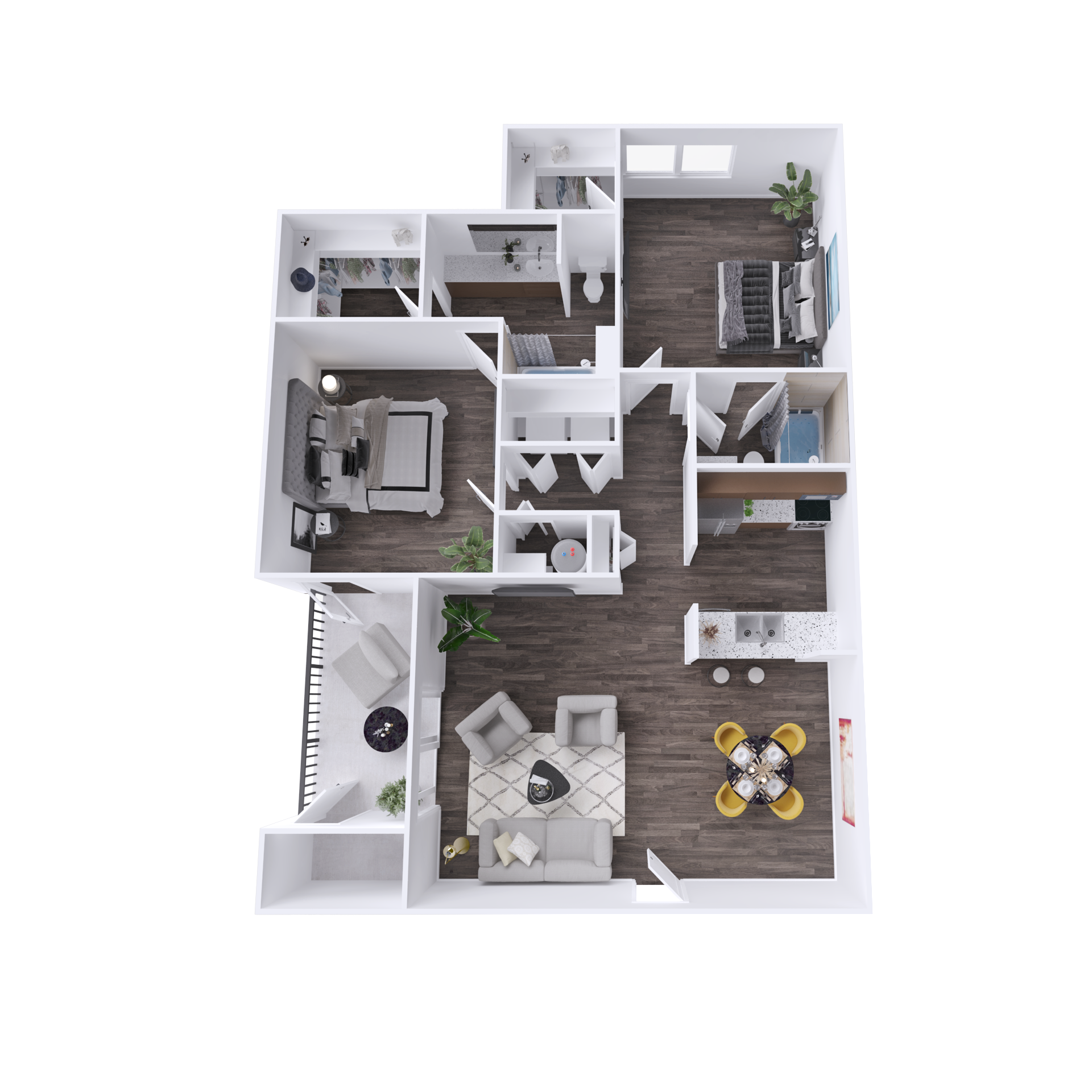 B3 Classic - 3D Plan